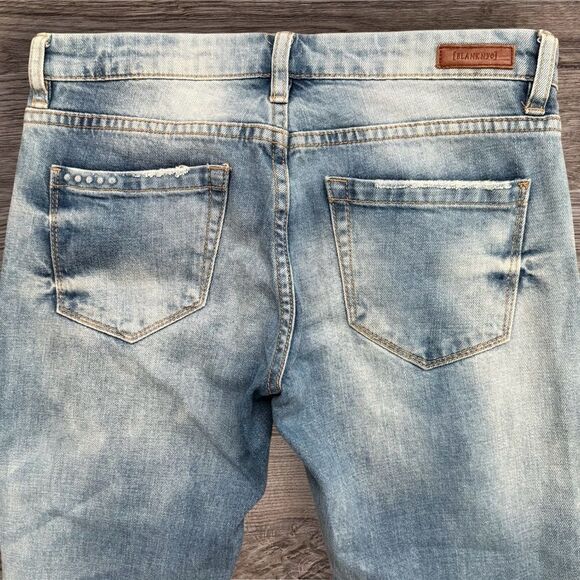 Stylish Pre-Owned BLANKNYC Ripped Skinny Jeans Size 25 Trendy Distressed Denim - Picture 4 of 7